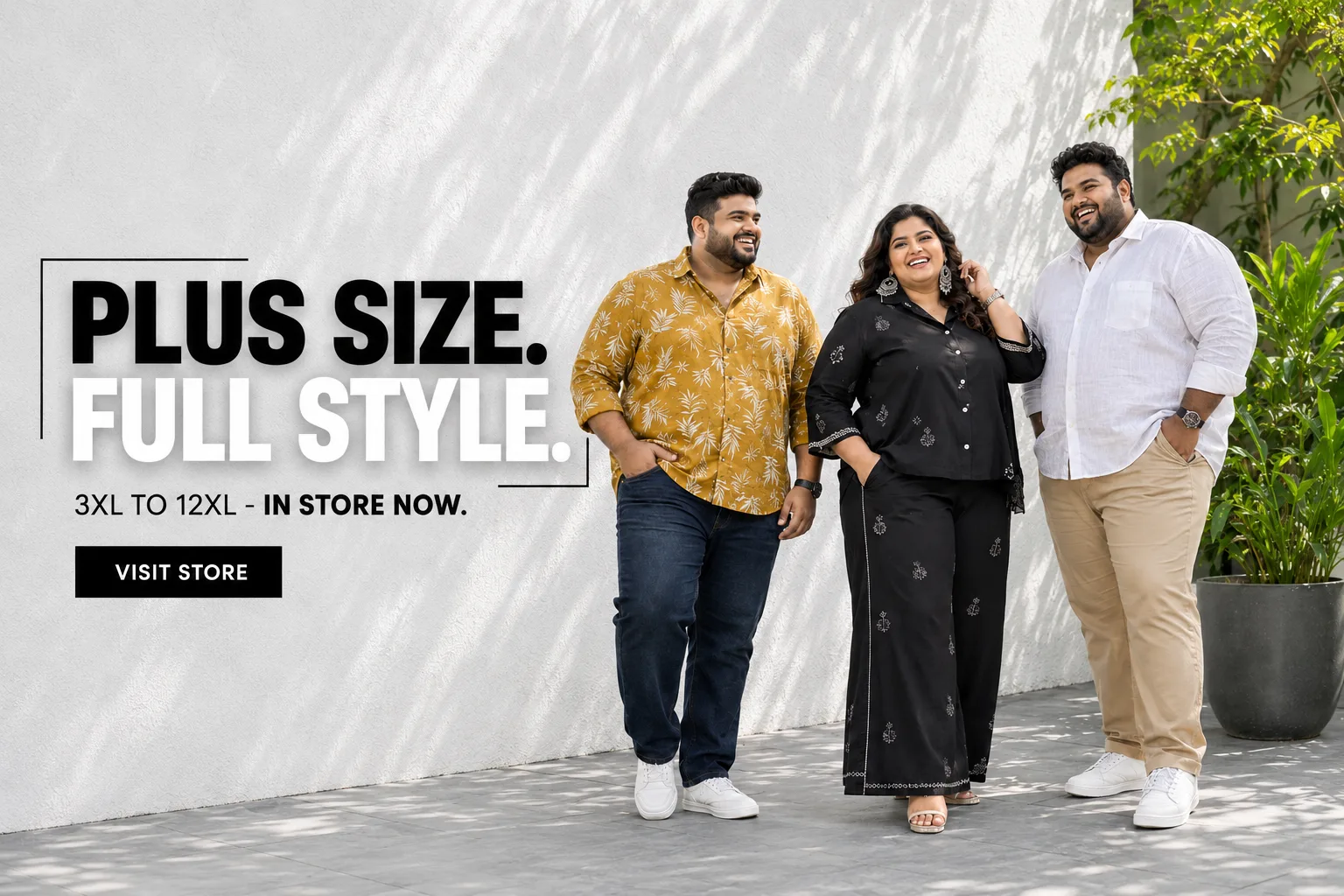 Plus size, full style — 3XL, 4XL, 12XL, in store now